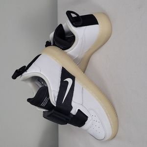 Nike Air Force 1 Utility QS black white and glow in the dark shoes